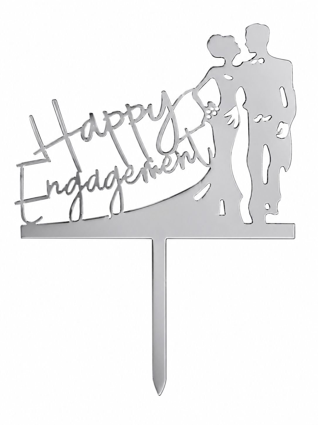 Engagement Cake Topper
