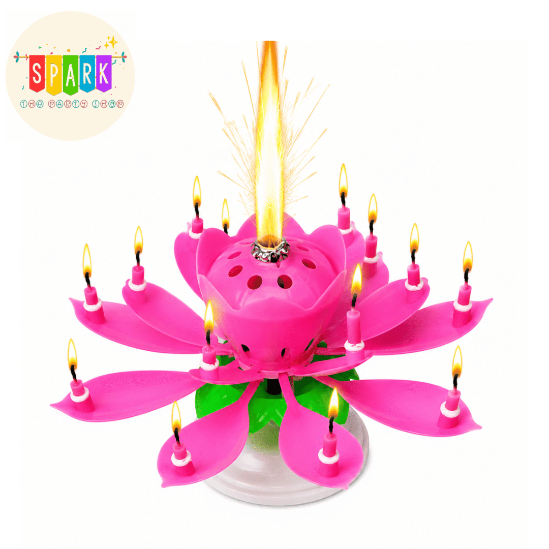 Lotus Musical Candle