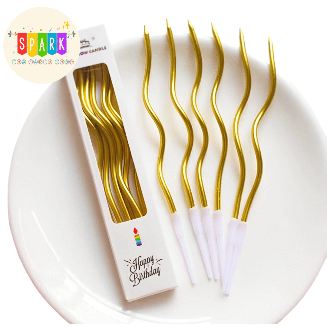 Untitled design - 2026-07-17T155733.816 Gold Spiral Birthday Candles (6 Pcs)