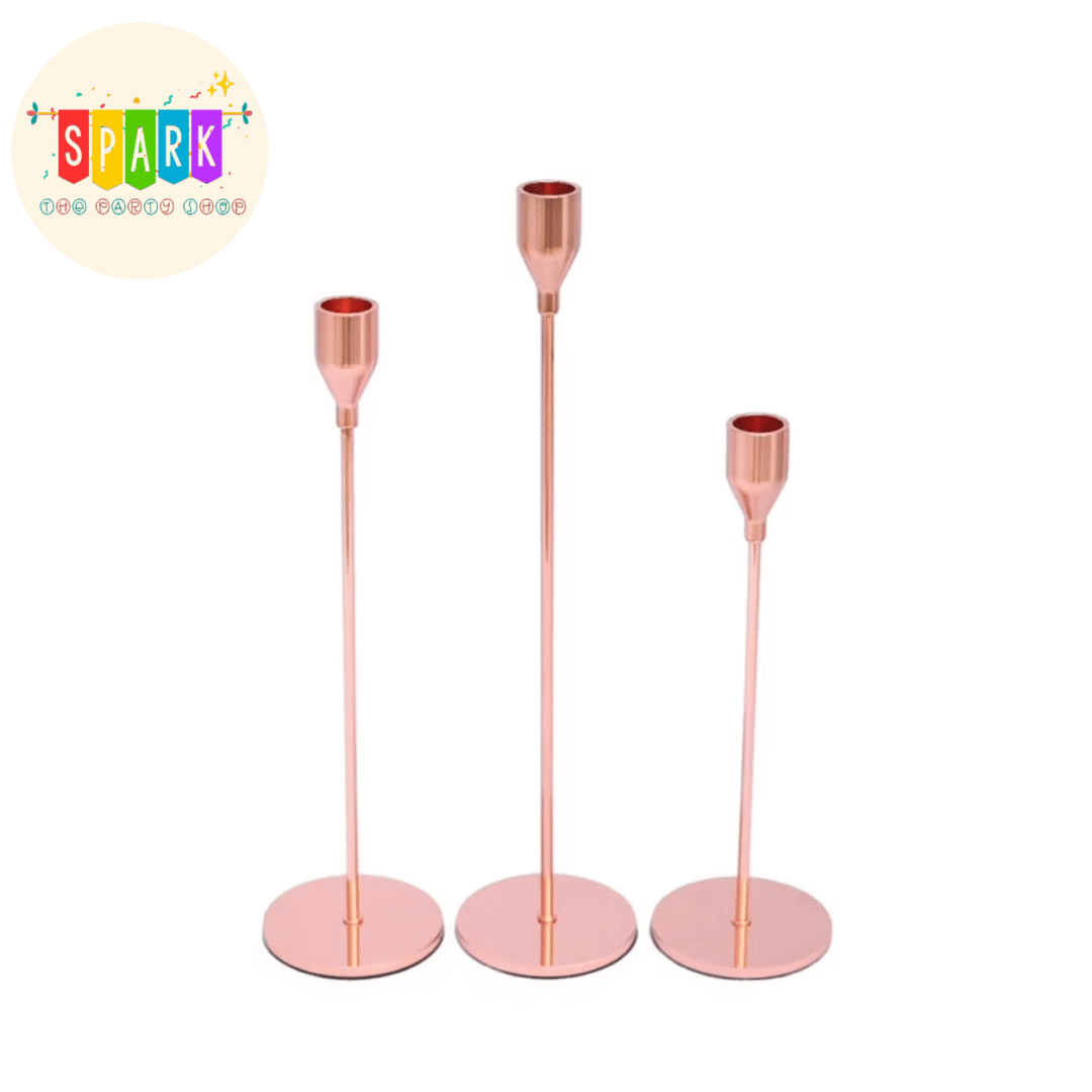 Untitled design - 2026-07-17T160649.330 Rose Gold Metal Candle Holder Set
