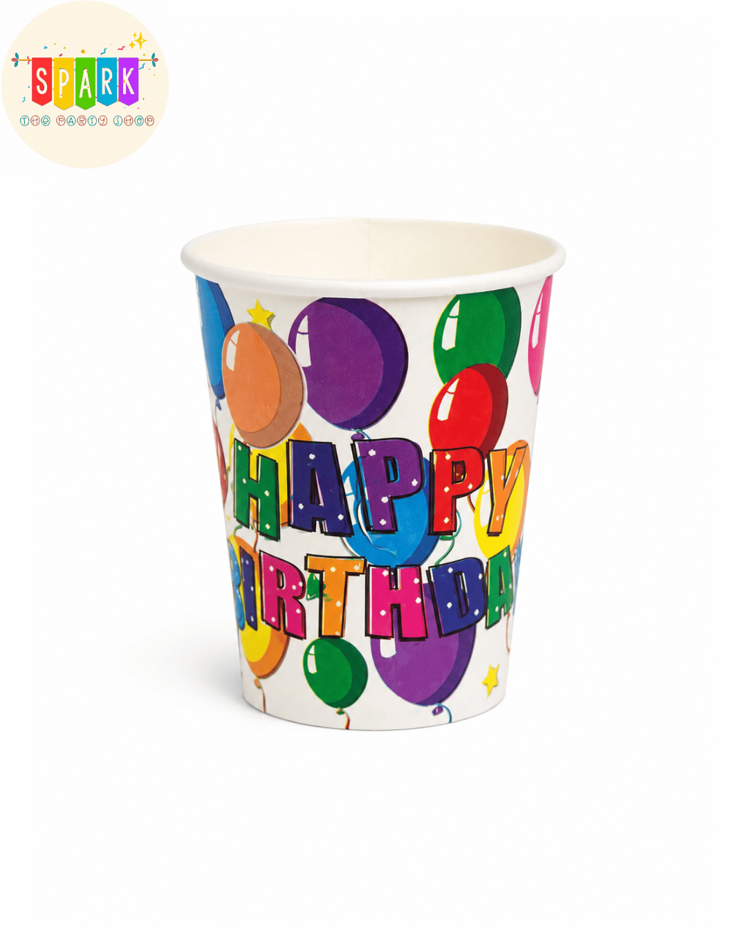 Happy Birthday Paper Cups – 10 Pieces