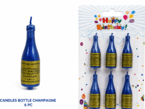 Untitled design - 2026-07-21T150333.681 Champagne Bottle Birthday Candles – Blue (6 Pcs Set)