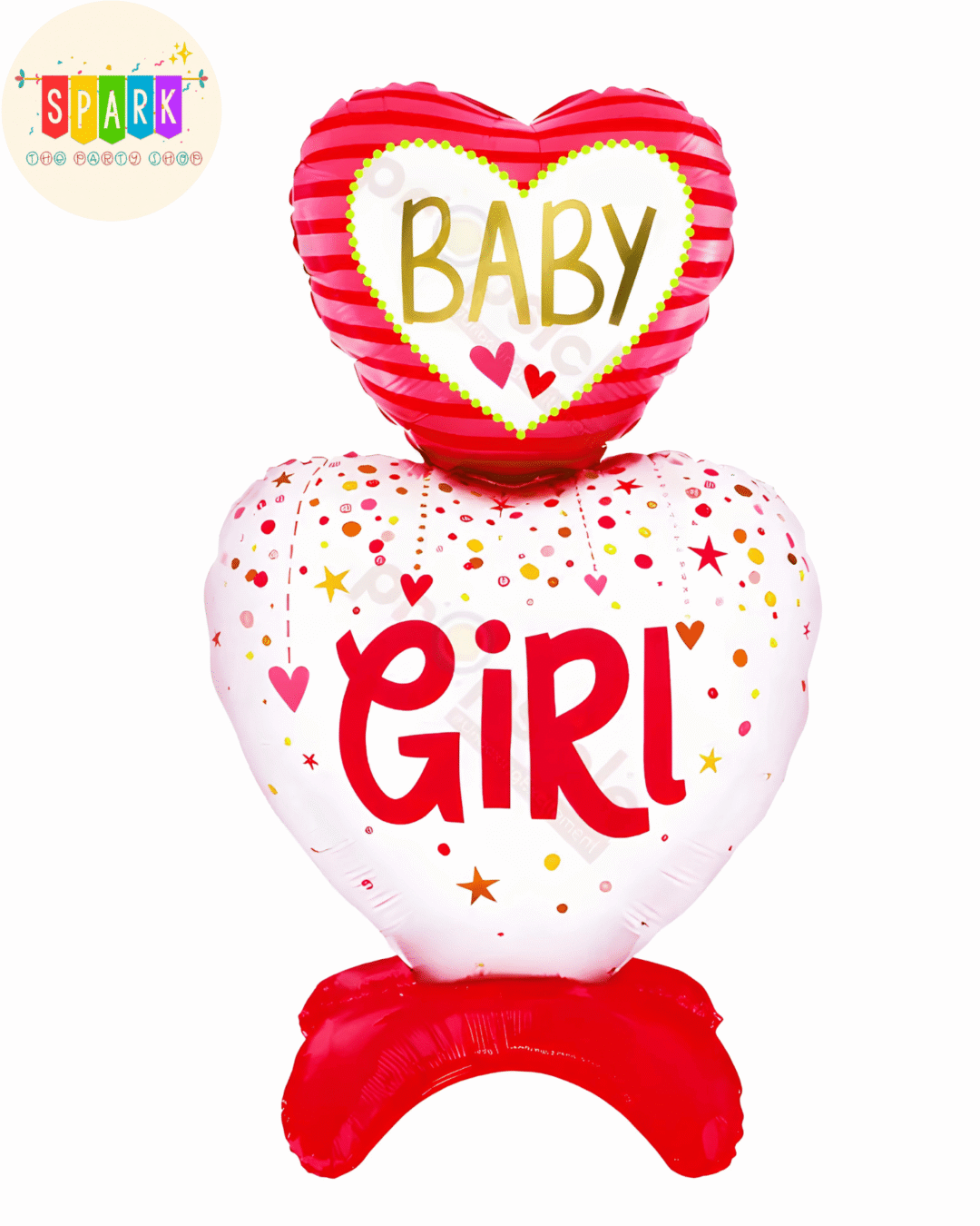 Baby Girl Standing Foil Balloon – 34 Inch