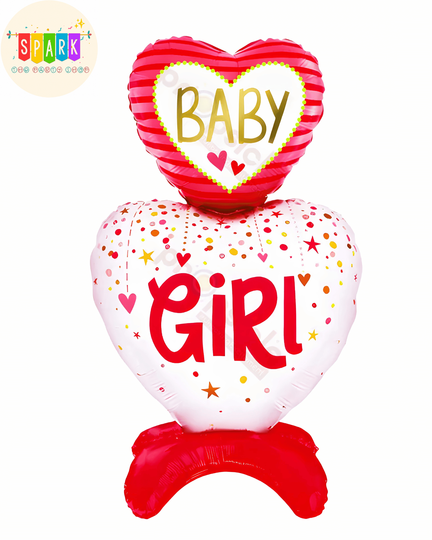 Baby Girl Standing Foil Balloon – 34 Inch