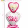 Baby Girl Standing Foil Balloon – 34 Inch