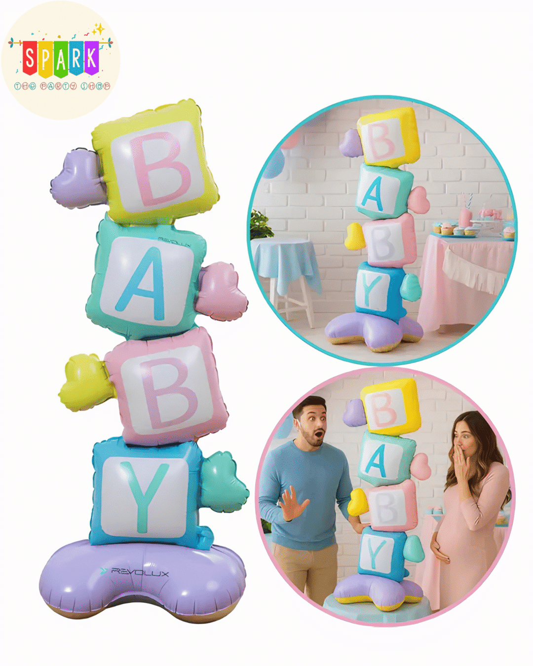 Untitled design - 2026-07-23T145947.470 Baby Blocks Standing Foil Balloon – 45 Inch