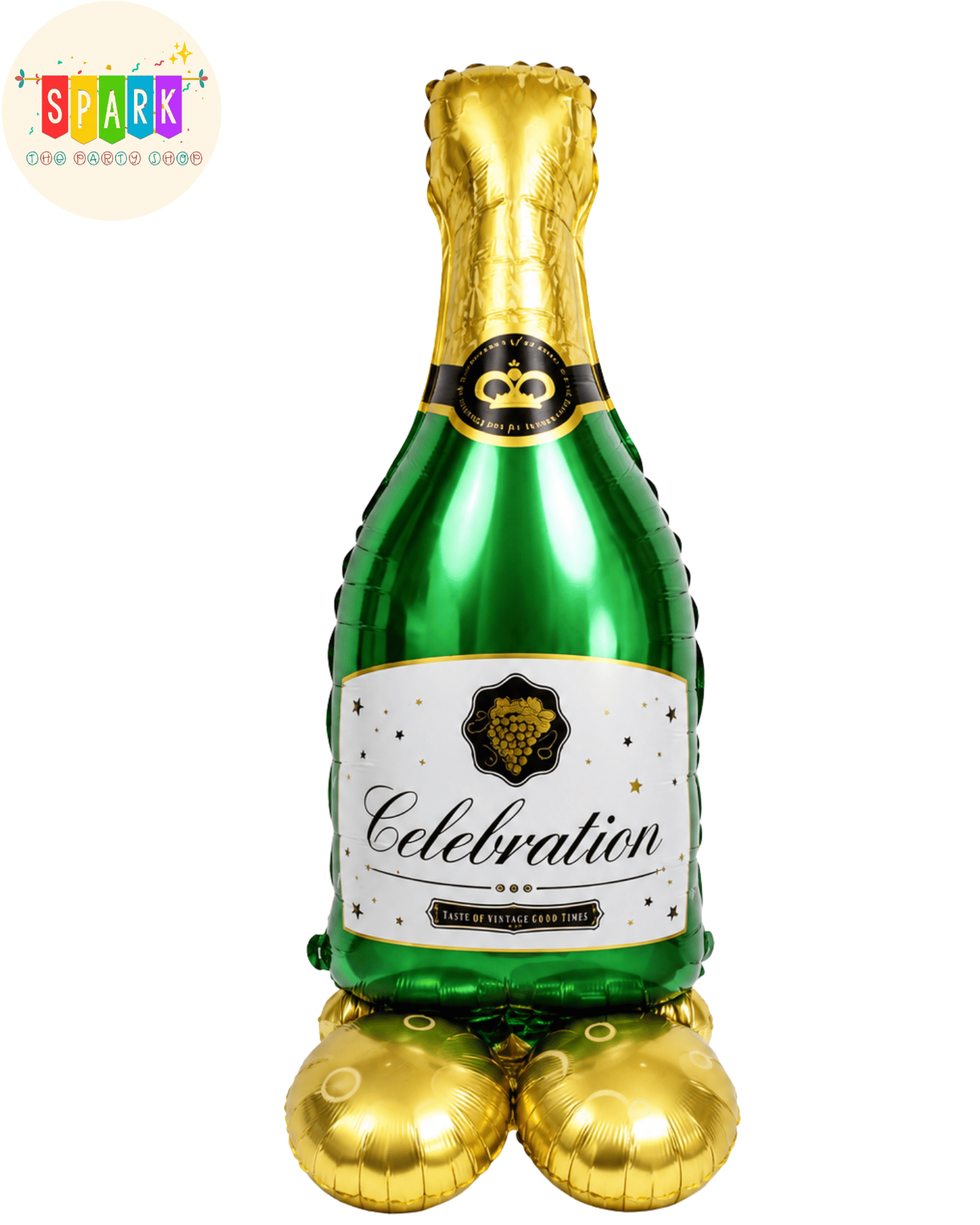Champagne Bottle Standing Foil Balloon – 40 Inch
