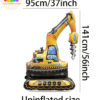Untitled design - 2026-07-23T151332.541 Excavator Standing Foil Balloon