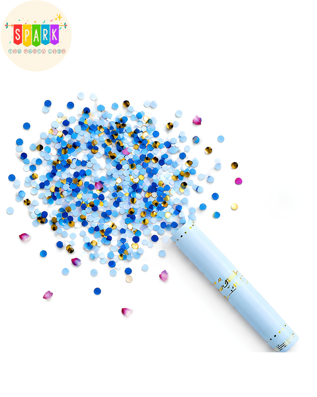 Untitled design - 2026-07-30T125046.776 Blue & Gold Confetti Cannon