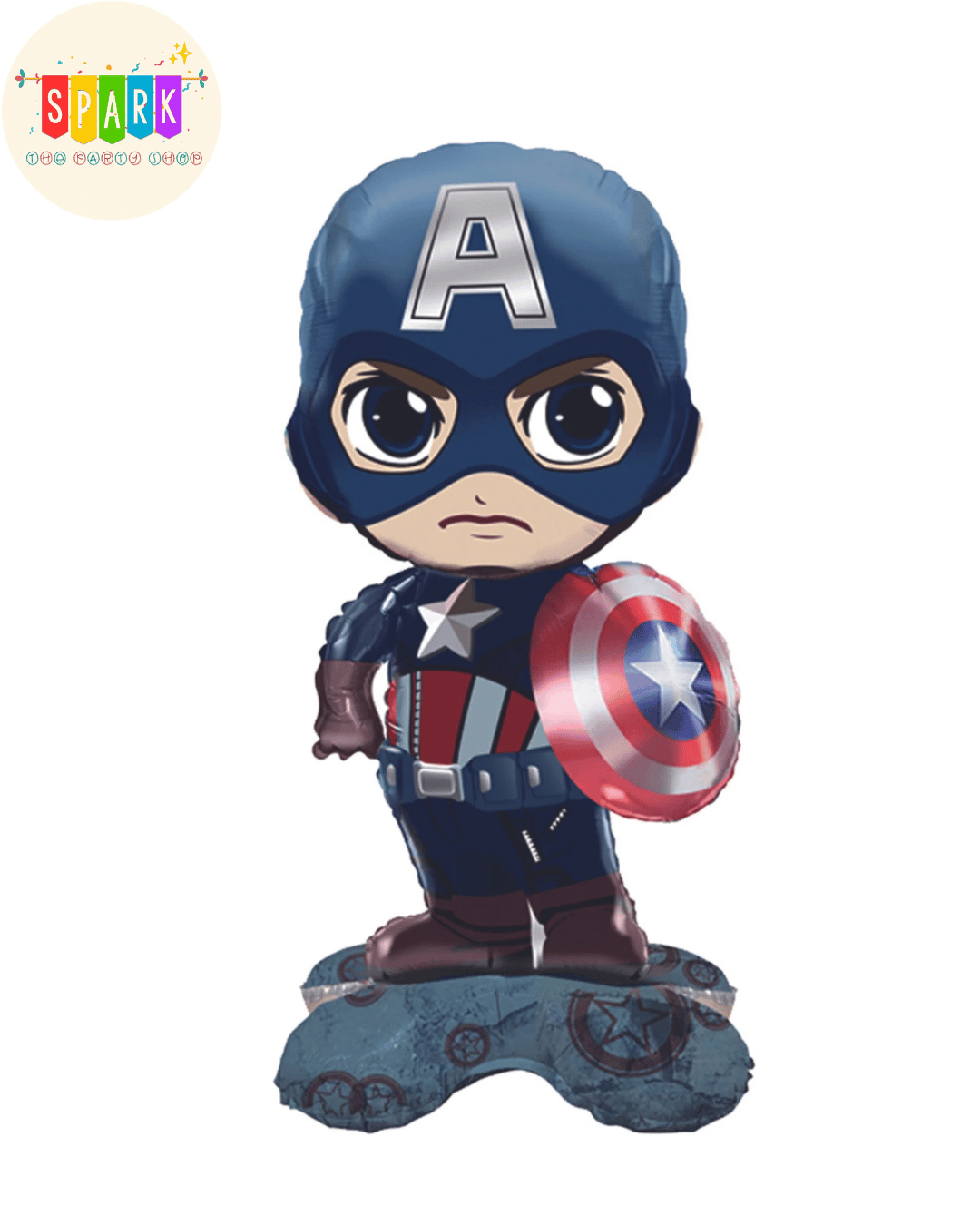 Untitled design - 2026-07-31T134612.733 Captain Hero Standing Foil Balloon
