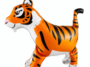 Tiger Walking Foil Balloon