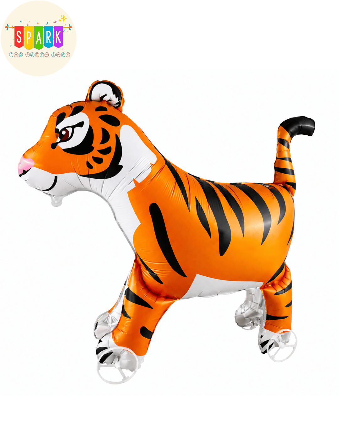 Tiger Walking Foil Balloon