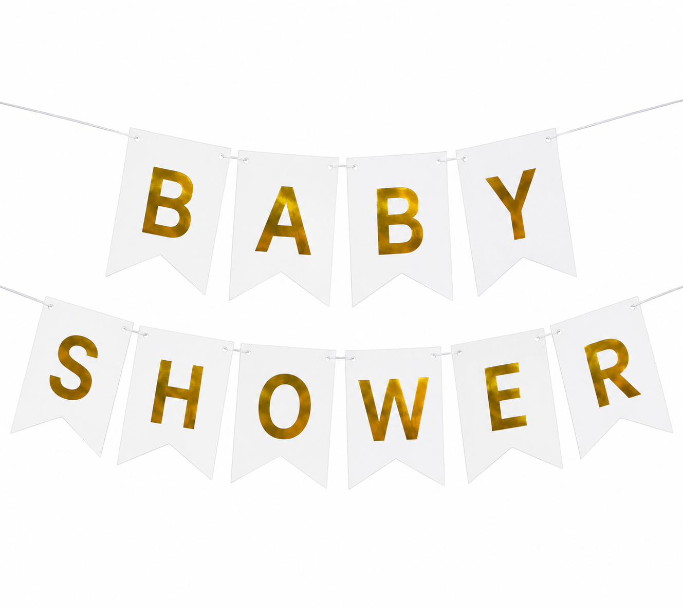 Baby Shower Banner (white)