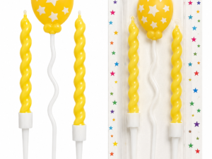 c67a8ede-eca9-4b19-a4ce-bed7e6dee9b7 Balloon Birthday Candle Set – Yellow (3 PCS)