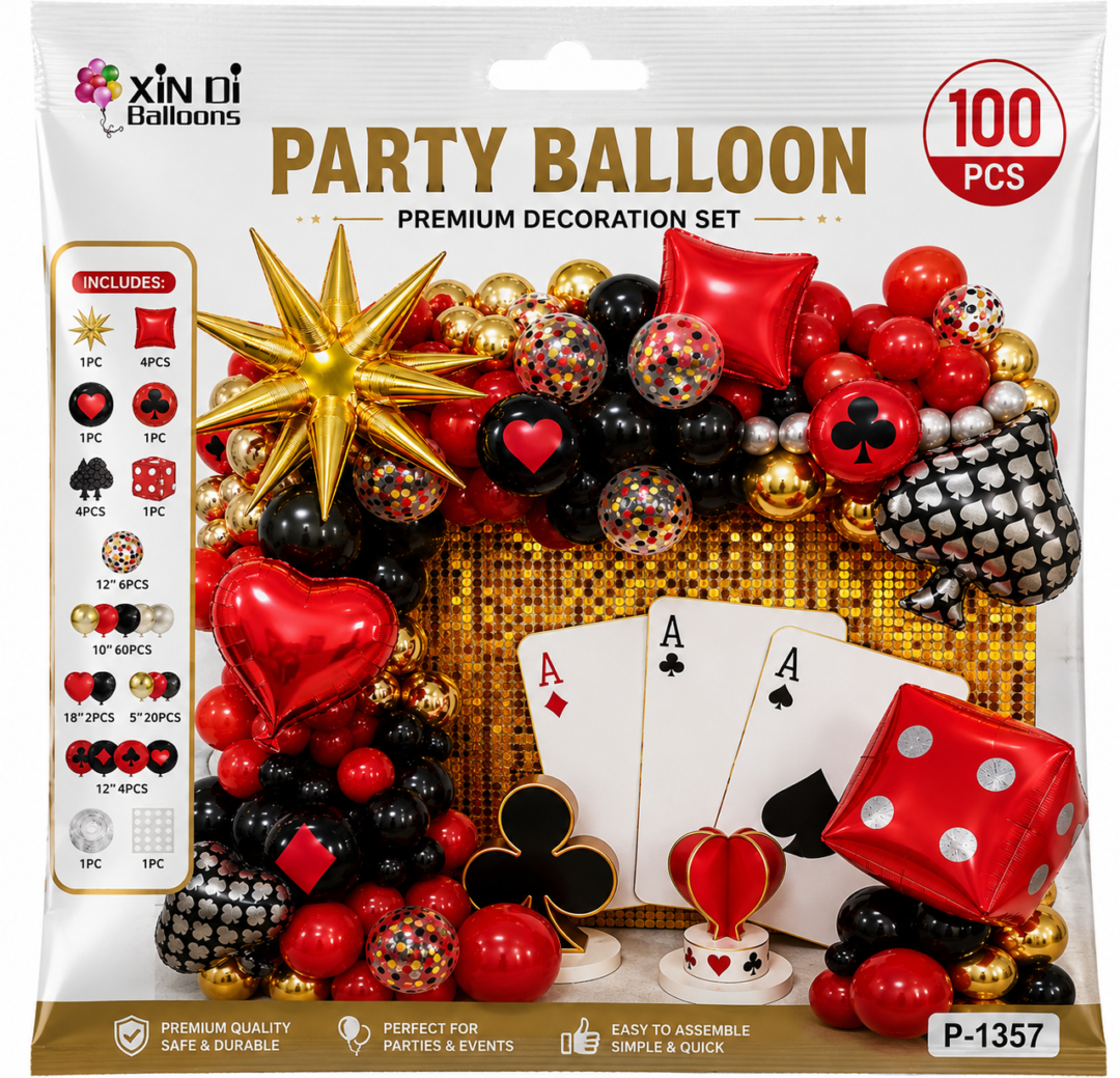 d334d819-db12-4e3b-9855-5db541c9c054 Casino Poker Theme Decoration Set