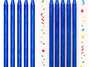 d3eb31dd-dcdb-4476-ab21-cf8f9fb41b8e Glitter Birthday Candles – Blue (5 PCS)