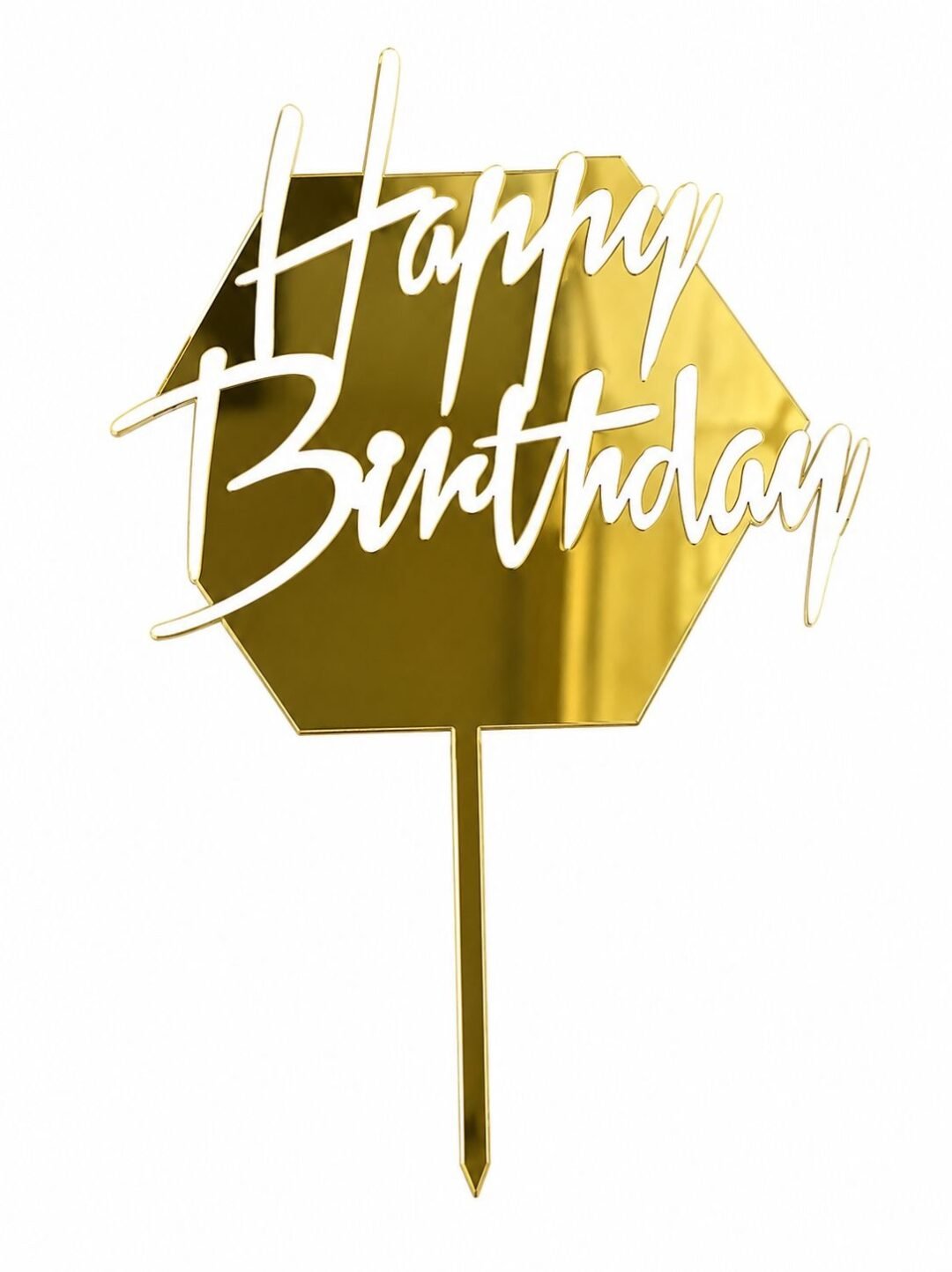 Asthetic Birthday Cake Topper