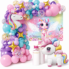 Unicorn Birthday Balloon Decoration Set