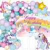 Unicorn Birthday Balloon Decoration Set