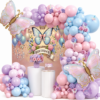Butterfly Birthday Balloon Decoration Set