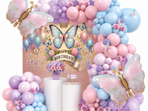 Butterfly Birthday Balloon Decoration Set