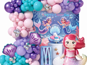 Mermaid Birthday Balloon Decoration Set