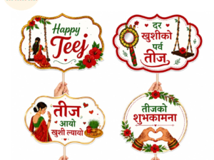 Teej Photo Props