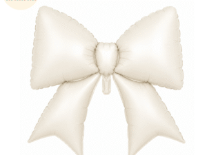 Off-White Bow Foil Balloon
