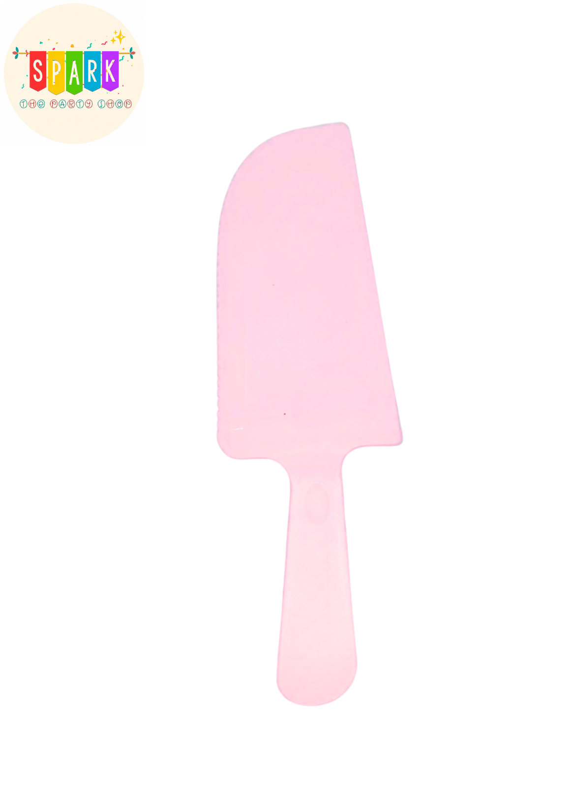 Plastic Cake Server – Pink