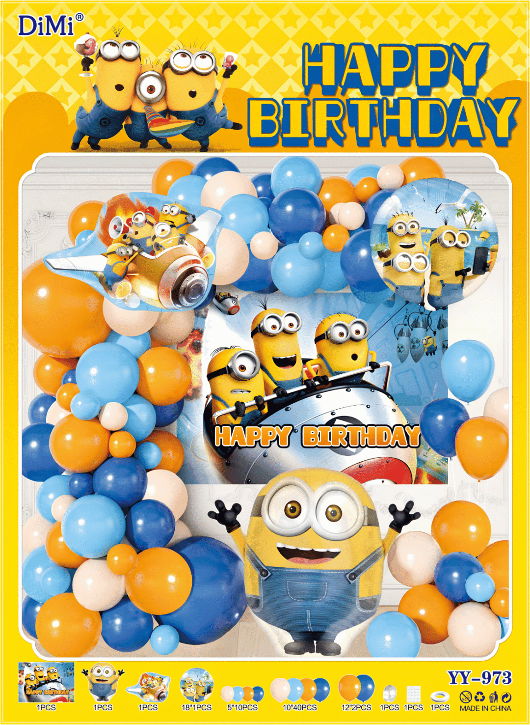 Untitled design - 2026-08-03T114101.951 Minions Birthday Theme Decoration Set