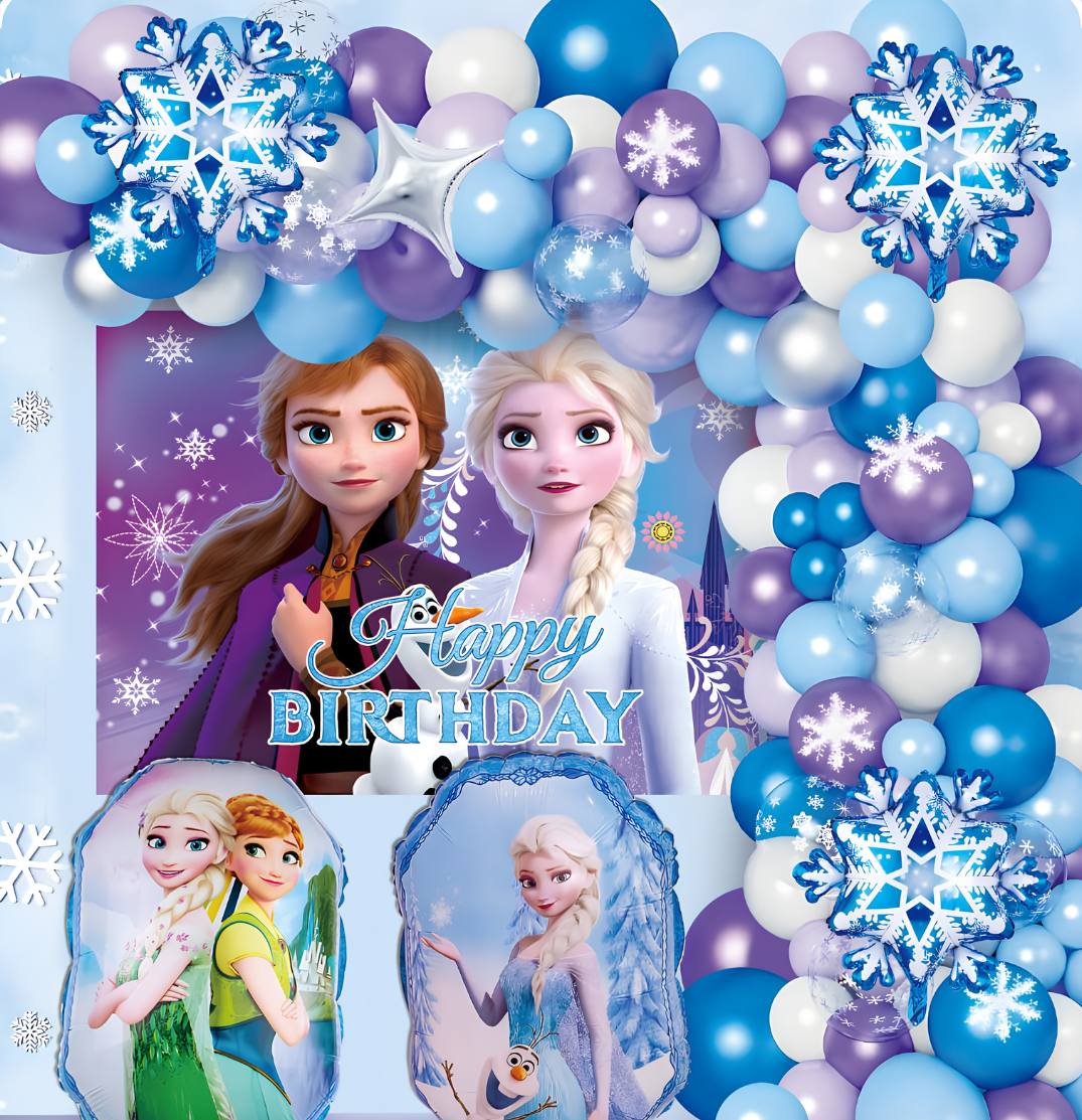 Untitled design - 2026-08-03T121500.065 Frozen Birthday Balloon Decoration Set