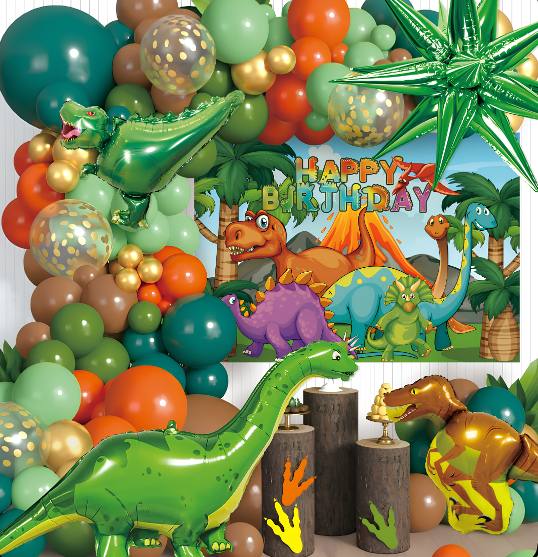 Dinosaur Birthday Balloon Decoration Set