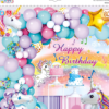 Unicorn Birthday Balloon Decoration Set