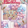 Butterfly Birthday Balloon Decoration Set
