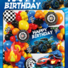 Monster Truck Birthday Balloon Decoration Set