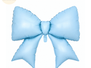 Pastel Blue Bow Foil Balloon