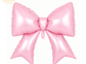 Pink Bow Foil Balloon