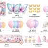 bad16ba5-e9e1-4575-8cf3-3bddcf8031c3 Butterfly Birthday Decoration Set