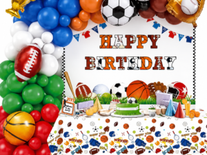 Sports Birthday Balloon Decoration Set