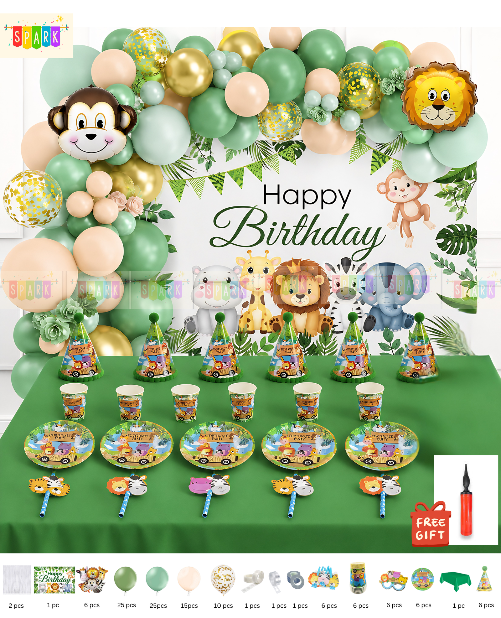 Jungle Safari Birthday Premium Package