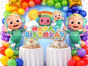 Cocomelon Birthday Decoration Theme Set