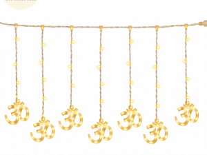 Bow Foil Balloon (49) LED Om Hanging Light