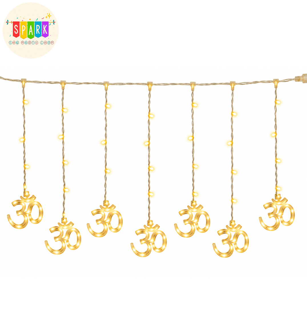 Bow Foil Balloon (49) LED Om Hanging Light