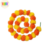 Bow Foil Balloon (51) Artificial Marigold Flower Garland – 5 Pcs Set