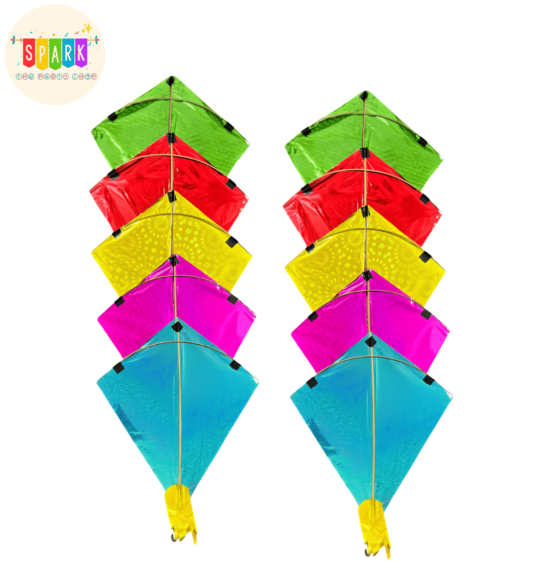 Bow Foil Balloon (55) Colorful Decorative Kites (12 Pcs Pack)