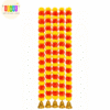 Bow Foil Balloon (62) Marigold Flower Garland