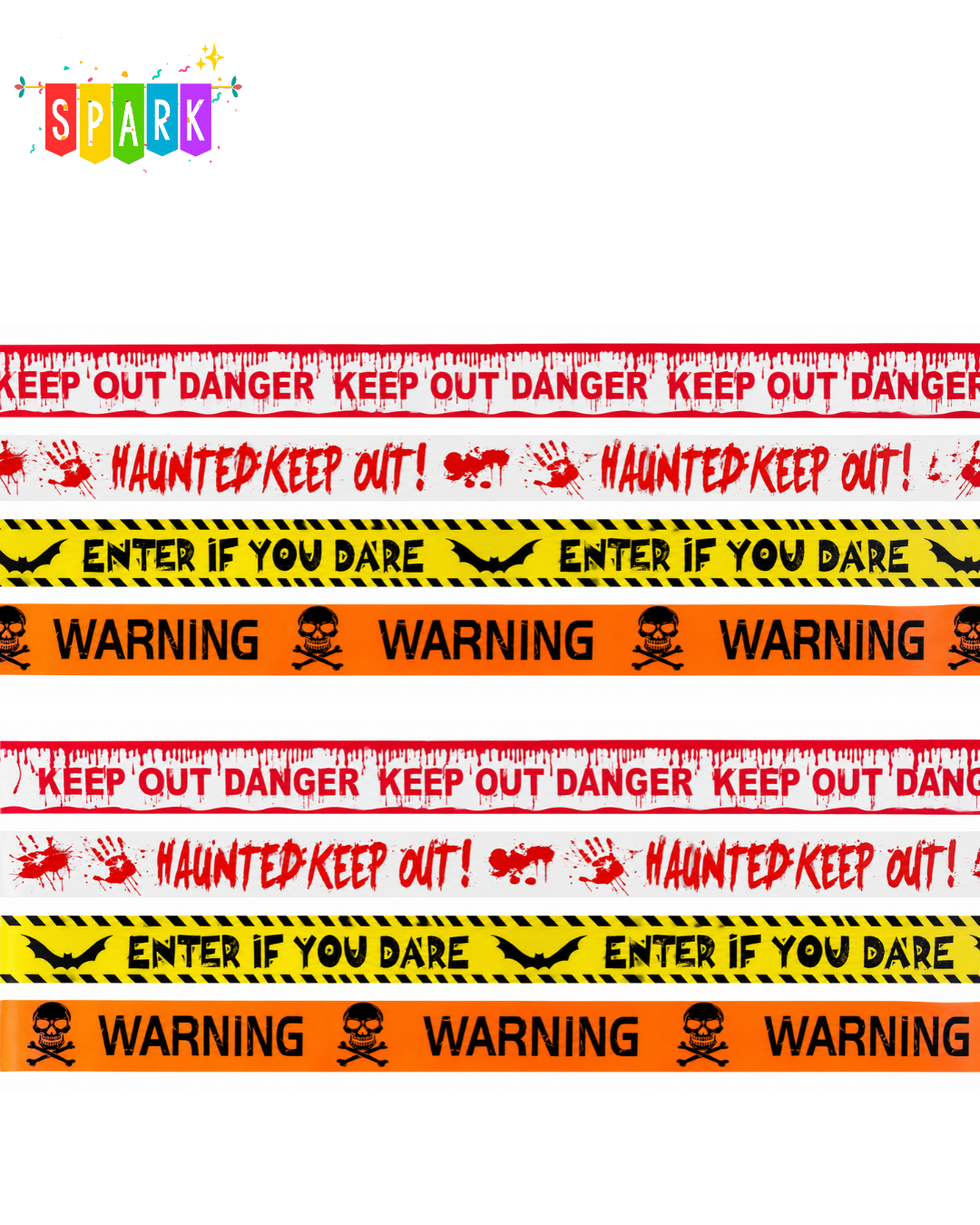 Halloween Warning Tape Decoration Set