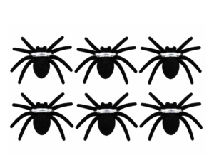 6-Piece Halloween Spider Decorations